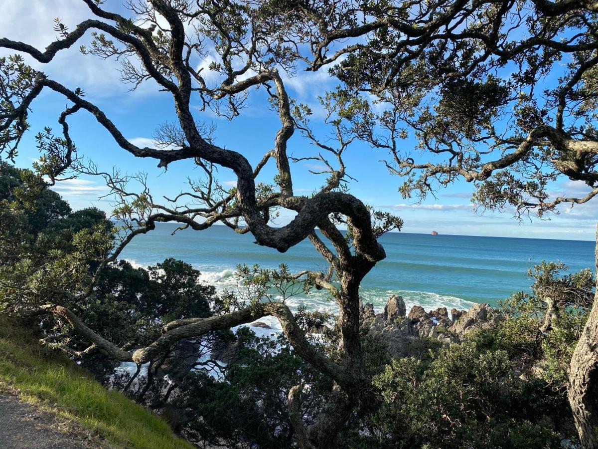 Modern Beach Apartment With Pool & Location Mount Maunganui Kültér fotó